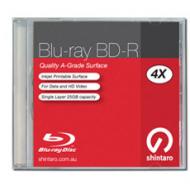 Shintaro BD-R Blu-ray 25GB 4X IJ single layer jewe...