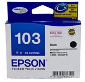 EPSON EXTRA HIGH CAPACITY BLACK INK FOR T40W,TX600FW,TX610FW,TX550, [C13T103192]
