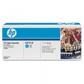 HP CLJ CP5220 CYAN PRINT CARTRIDGE WITH COLORSPHERE TONER, [CE741A]