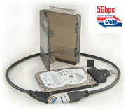 USB 3.0 to SATA Cable / Adapter for 2.5" Note... USB 3.0 to SATA Cable / Adapter for 2.5" Note...
