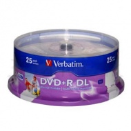 Verbatim Double Layer DVD+R in White Top Printable 25pcs
