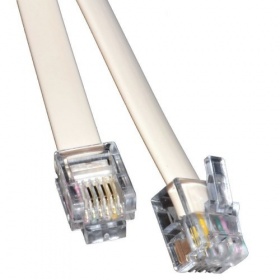 Cable: 2m RJ12 6P4C Male - Male Cable: 2m RJ12 6P4C Male - Male