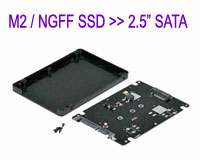 M.2 / NGFF \'B\' Key SSD to 2.5" SATA Hard Disk Box Case Enclosure