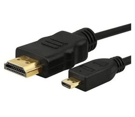 Cable: HDMI male to Micro HDMI male 1.5m