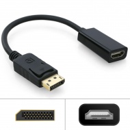 Converter: DisplayPort (Male) to HDMI (Female) Cable Converter - 20cm