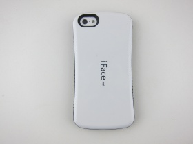 iPhone 5 Case (WHITE) iFace Mall Lightweight Heavy Duty Anti Shock Grip Cover