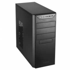 Antec VSK-4000B-U3 - Black Mid-Tower Case, SGCC steel, 1x 120mm fan, 2yrs Warranty. Affordable Durability. (No PSU)