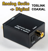 Analogue Audio RCA Input to Digital Output Convert...