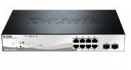D-Link DGS-1210-10P 10/100/1000MBPS W 2P SFP WEBSMART SWITCH W POE