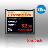 32GB Sandisk ExtremePro, CF, , 160MB/150MB/s, UDMA 7 + VPG 65 support