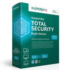 Kaspersky TOTAL SECURITY 3 Device 1 Year Keys via Email