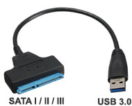 USB 3.0 to Standard SATA Converter Cable - Windows...