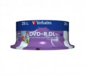 Verbatim DVD+R Double Layer 25pcs Spindle