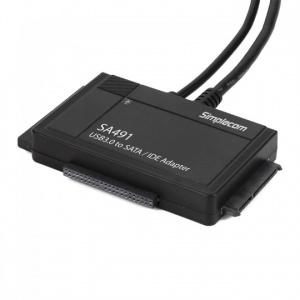 Simplecom SA491 3-in-1 USB 3.0 TO 2.5", 3.5", 5.25" SATA/IDE Adapter with Power Supply