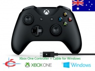 Xbox One Wireless Controller + Wired Cable for Win...
