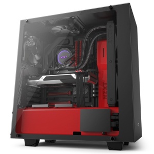 NZXT SOURCE 340 ELITE MATTE BLACK/RED NZXT SOURCE 340 ELITE MATTE BLACK/RED