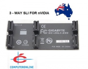 3 way or 2 way GIGABYTE nVidia SLi Bridge Cable Connector Adapter 8cm / 12cm
