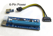 1x to 16x PCI Express USB Riser Cable with Molex /... 1x to 16x PCI Express USB Riser Cable with Molex /...