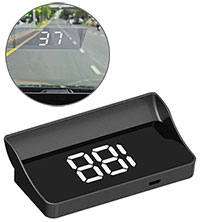 Reflective Head Up Display HUD Speedometer for Car / Truck, [WiiYii-W1], GPS + Beidou Dual Satellite Mode, White