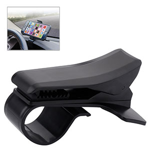 Car Instrument Panel Mobile Phone Holder Mount, Alligator Clip Style