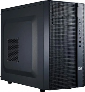 COOLER MASTER N200, MATX, BLACK BEZEL+INTERIOR, USB3.0 X1, USB2.0 X2,  120MM FAN X2, 120MM